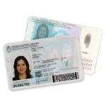 Argentina ID card PSD