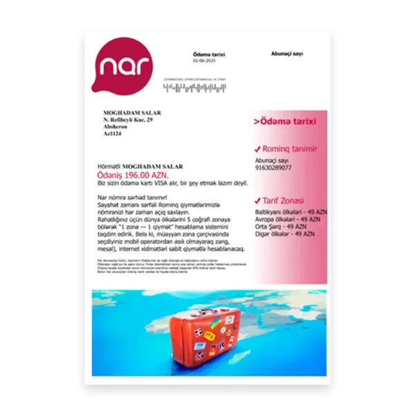 Azerbaijan Nar Bill