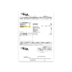 Canadian electricity bill PSD Template