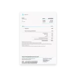 Estonia electricity bill PSD Template