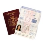 Georgian Passport PSD Template