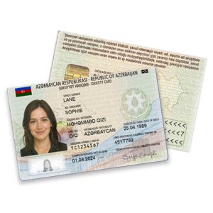 Azerbaijan ID Card PSD Template