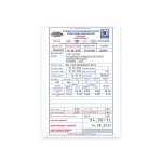 Türkiye, Istanbul water bill PSD Template