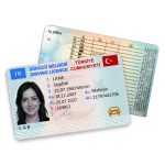 Türkiye Drivering License PSD Template