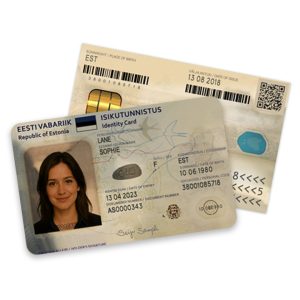 Estonia ID Card PSD Template