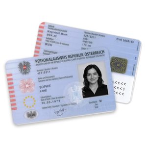Austrian ID Card PSD Template