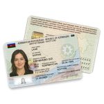 Azerbaijan ID Card PSD Template