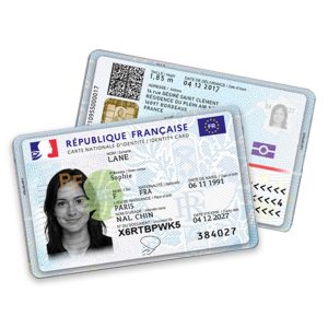 France ID Card PSD Template