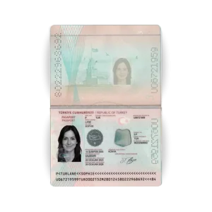 turkey Passport PSD Template