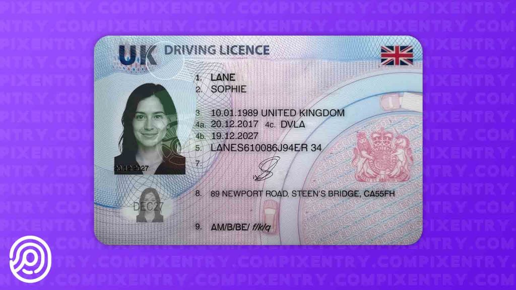 UNITED KINGDOM DRIVING LICENCE