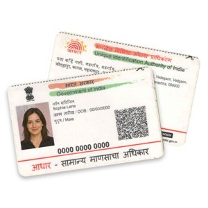 India ID Card PSD file in high-quality and editable