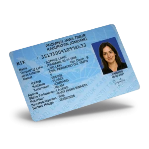 Indonesia ID Card PSD Template