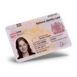 UK ID Card PSD Template in high-quality