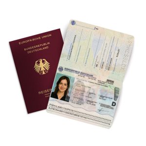 Germany Passport PSD Template