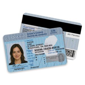 Canada Driviring License PSD Template