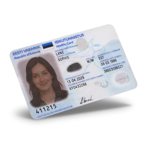Estonia ID Card New Version PSD Template