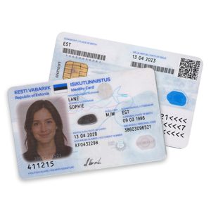 Estonia ID Card New Version PSD Template