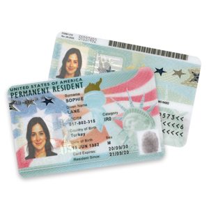 USA Resident Card PSD Template