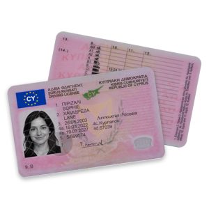 Cyprusid Driving License PSD Template