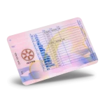 Austria Driving License PSD Template
